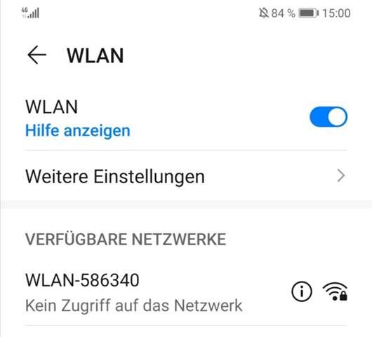 Cell phone problem with WLAN - 1