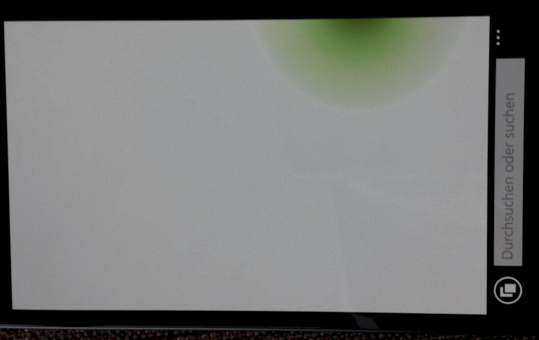 Green spot on the display just appeared, error