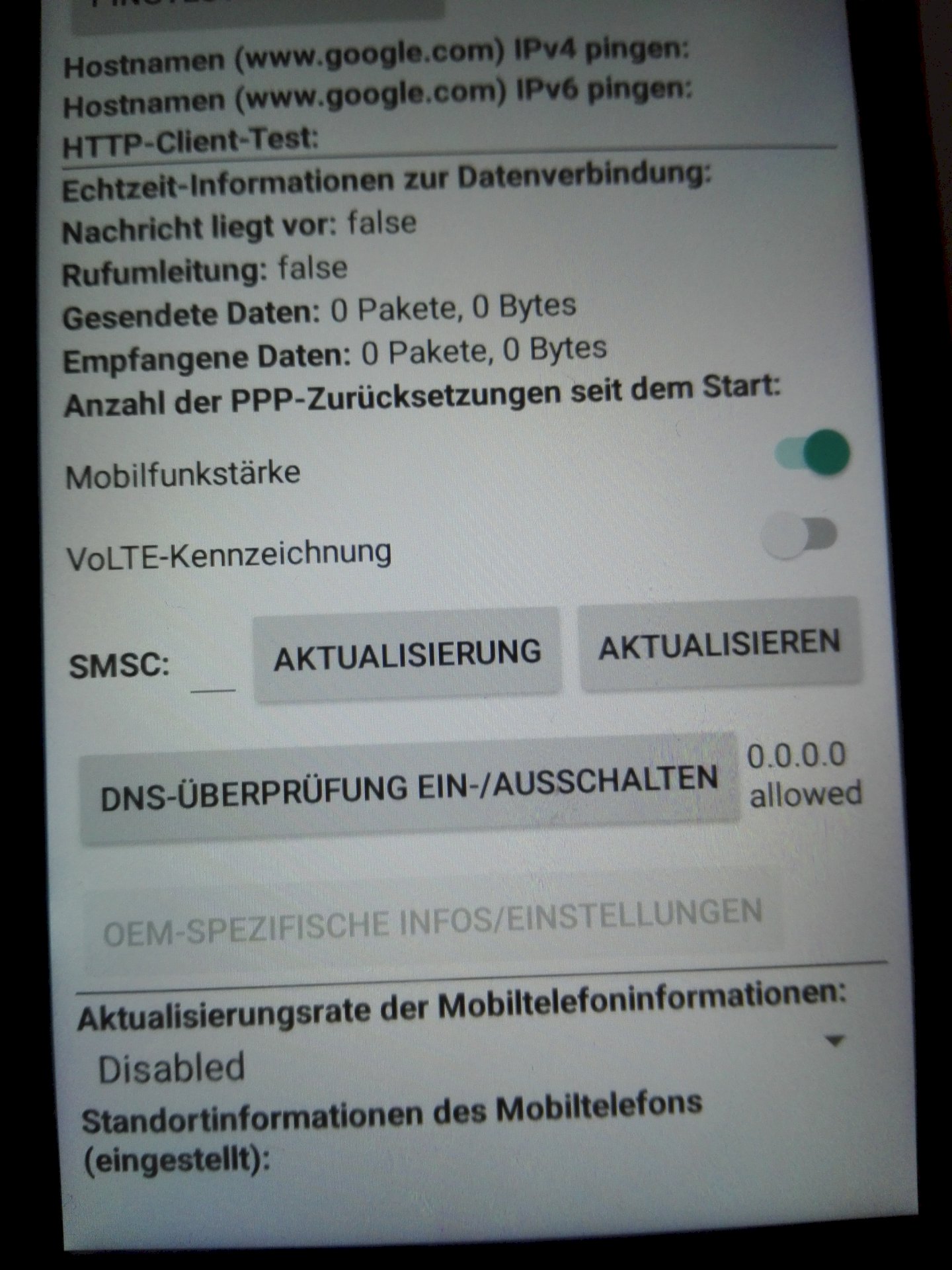 Wiko smartphone DNS server: Unfortunately, this can t change - why
